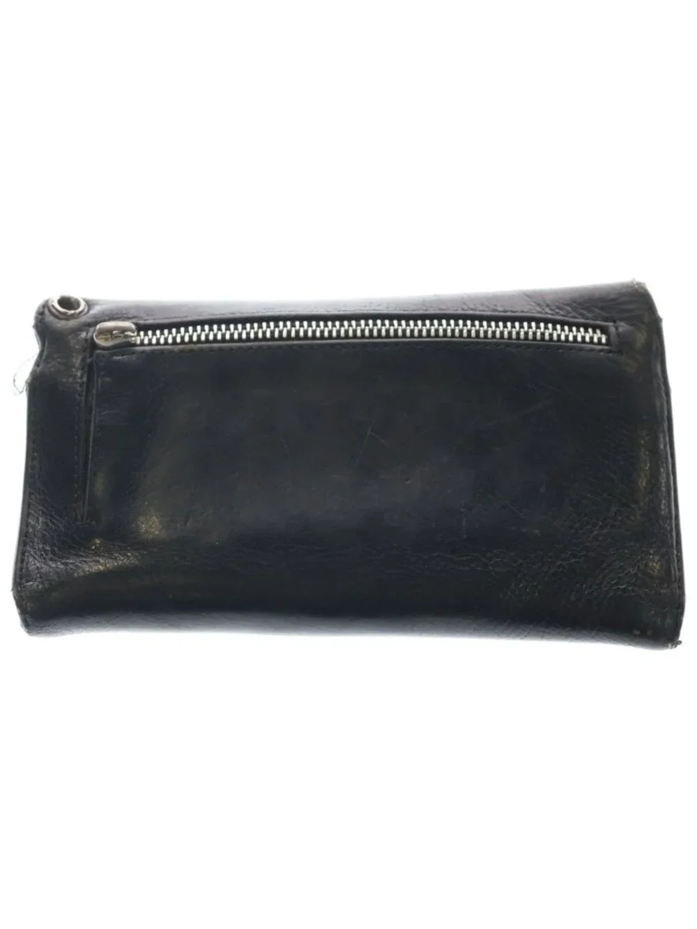 Chrome Hearts Wave Leather Wallet Black